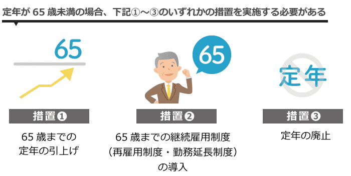 高齢者雇用確保措置の内容