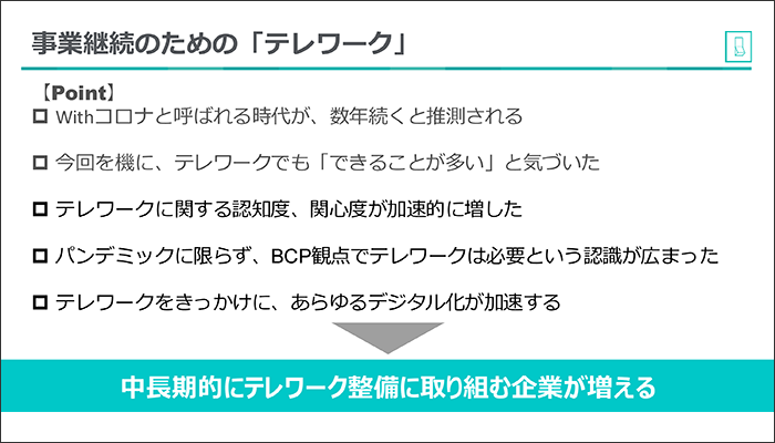 自社にとってのテレワークの目的を言語化する01