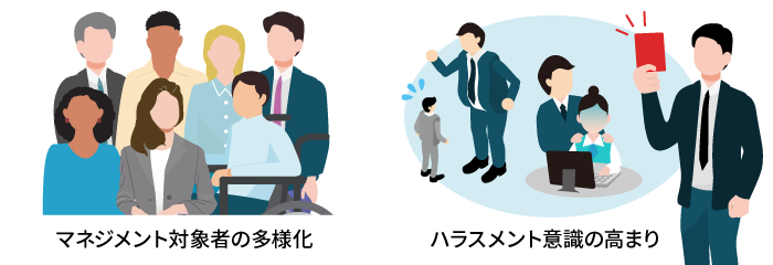 マネジメント対象者の多様化