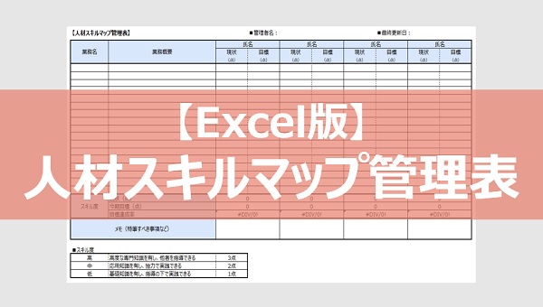 人材スキルマップ管理表