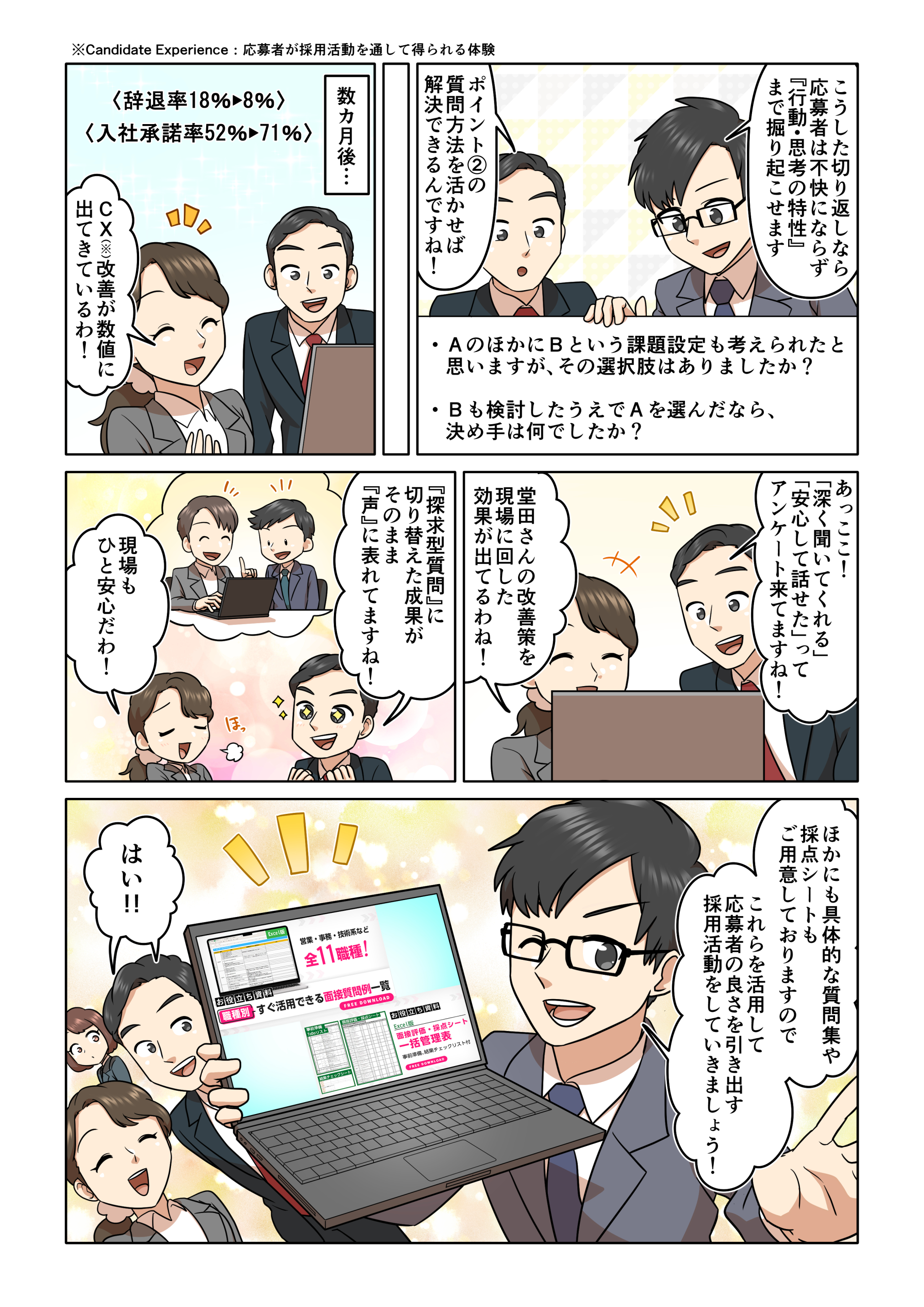 圧迫面接官